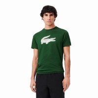 Lacoste Sport Green White T-Shirt  Offer + Cheap