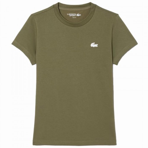 Camiseta Lacoste Sport Verde Kaki Mujer Camiseta Lacoste Sport Verde Kaki Mujer