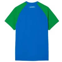 Lacoste Ultra Dry Navy Blue Green T-Shirt  Offer + Cheap