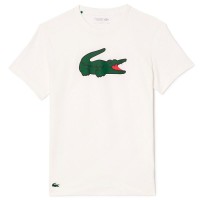 T-shirt Lacoste Ultra Dry Blanc  Offre - Pas cher