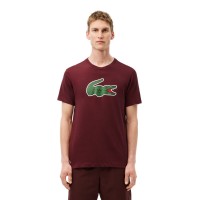 T-shirt Lacoste Ultra Dry Bourgogne  Offre - Pas cher