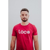 Camiseta Loco Esencia Burgundy Blanco  Oferta + Barato