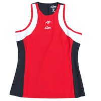 T-shirt femme Lok A1 Padel Elk Blanc Noir  Offre - Pas cher