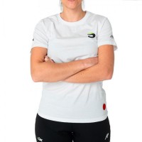 Camiseta Feminina Lok A1 Padel Glacier Branca  Oferta + Barato