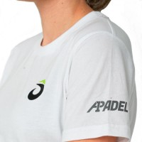Camiseta Feminina Lok A1 Padel Glacier Branca  Oferta + Barato