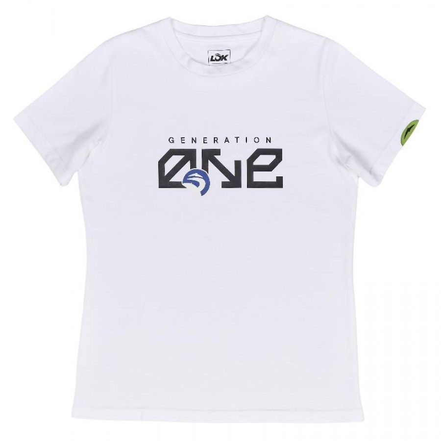 Camiseta Lok Gen One Branca para Mulheres  Oferta + Barato