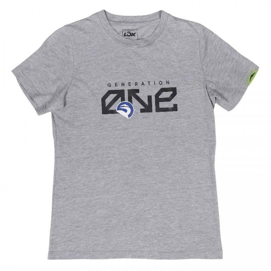 T-shirt femme Lok Gen One gris  Offre - Pas cher