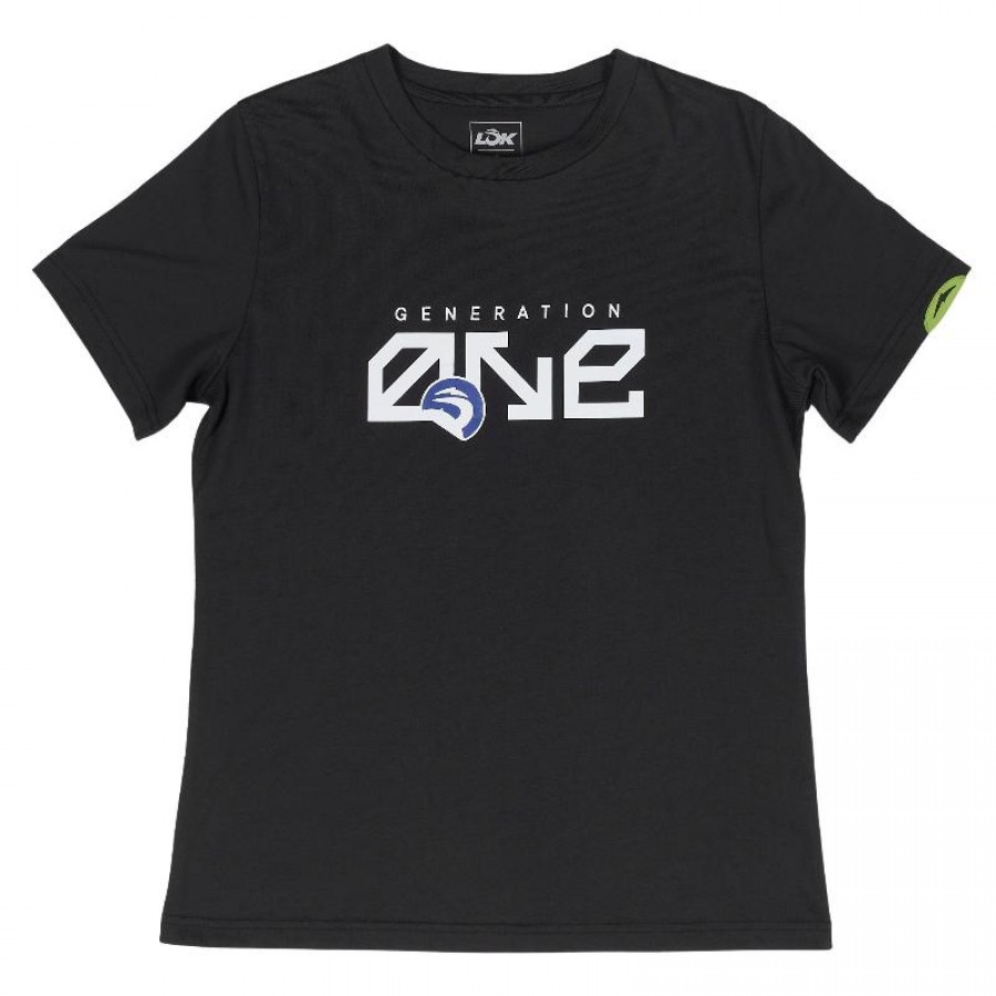 Camiseta Lok Gen One Preta para Mulheres  Oferta + Barato