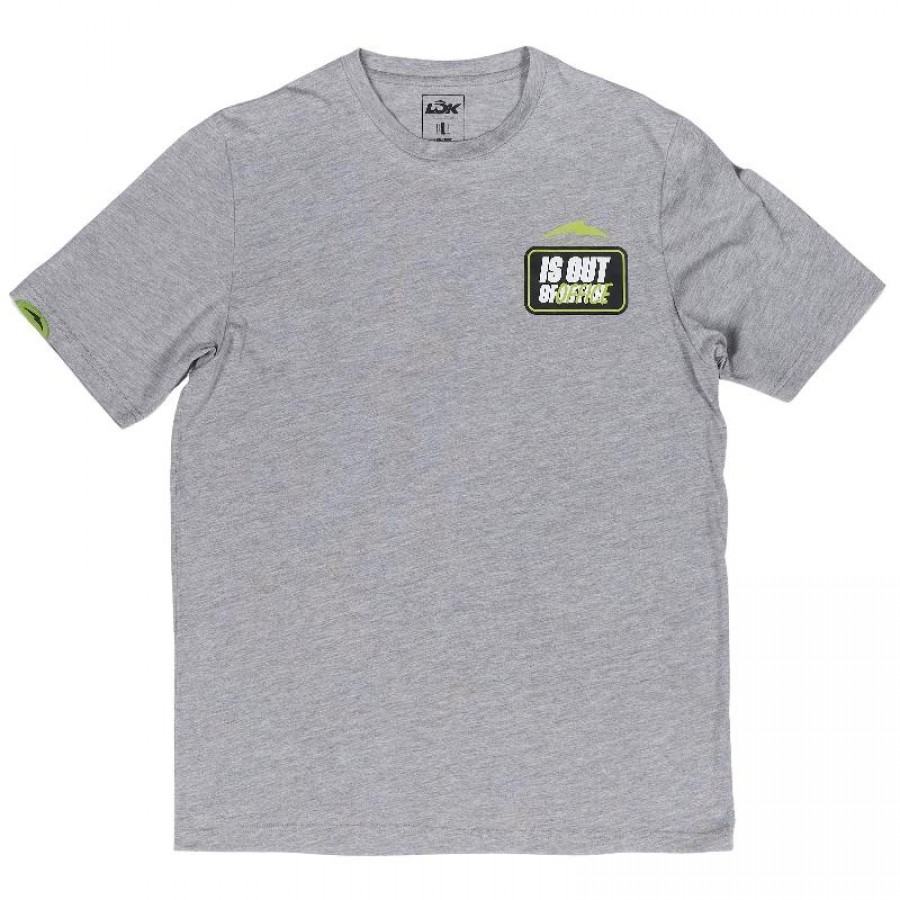 Camiseta Lok Out Of Office Gris  Offre - Pas cher