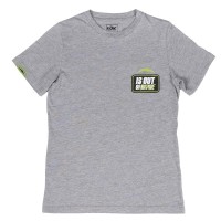 Camisetta Cara Fora do Escritório Gris Moose  Oferta + Barato