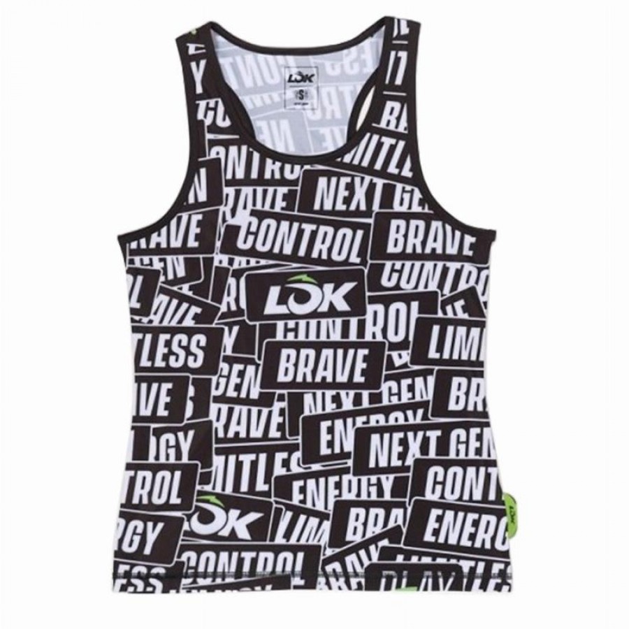 Camiseta Lok Sticker Storm Negro Mujer  Oferta + Barato