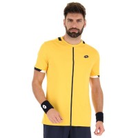 Lotto Top IV Navy Blue Saffron T-Shirt  PADELPOINT Lotto Top IV Navy Blue Saffron T-Shirt