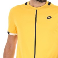 Lotto Top IV Navy Blue Saffron T-Shirt  PADELPOINT Lotto Top IV Navy Blue Saffron T-Shirt