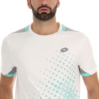 T-shirt Lotto Top IV Bright White Turquoise Green Grey  Offer + Cheap