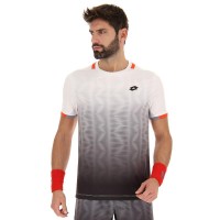 T-shirt Lotto Top IV Black Glossy White  Offer + Cheap