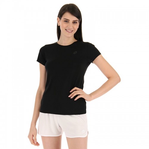 T-shirt a manches courtes Lotto MSP Femmes Noires T-shirt a manches courtes Lotto MSP Femmes Noires