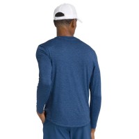 Camiseta Manga Larga Wilson Everyday Performance Azul Court  Offre - Pas cher