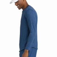 Camiseta Manga Larga Wilson Everyday Performance Azul Court  Offre - Pas cher