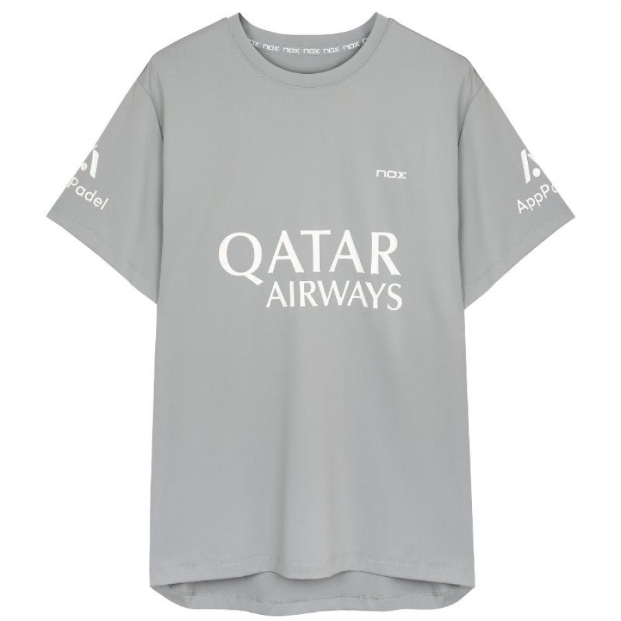 T-shirt Nox Agustin Tapia Sponsors AT10 Gris 2024  Offre - Pas cher