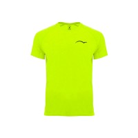 Camiseta Padelpoint Tournament Amarillo Fluor  Oferta + Barato