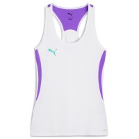 Puma Individual Blanc Lilas T-Shirt Femme  Offre - Pas cher