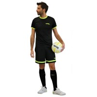 Camiseta Softee Galaxy Negro Amarillo Fluor  Oferta + Barato
