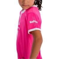 T-shirt junior Softee Tipex Fuchsia Fluor Blanc  Offre - Pas cher