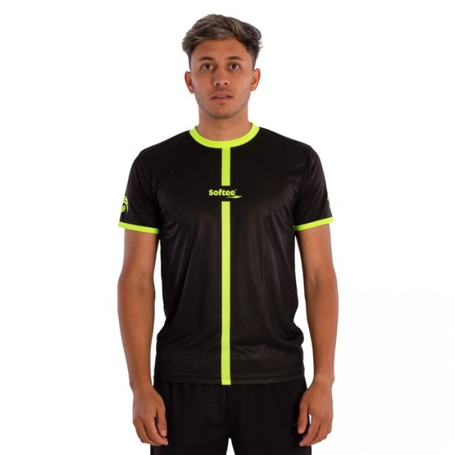Softee Tipex T-Shirt Black Fluor Yellow  Offer + Cheap