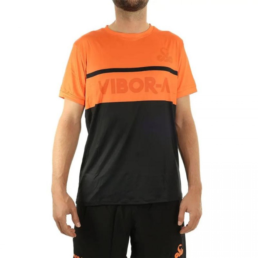 Camiseta Vibora Advanced Pro Laranja Preta