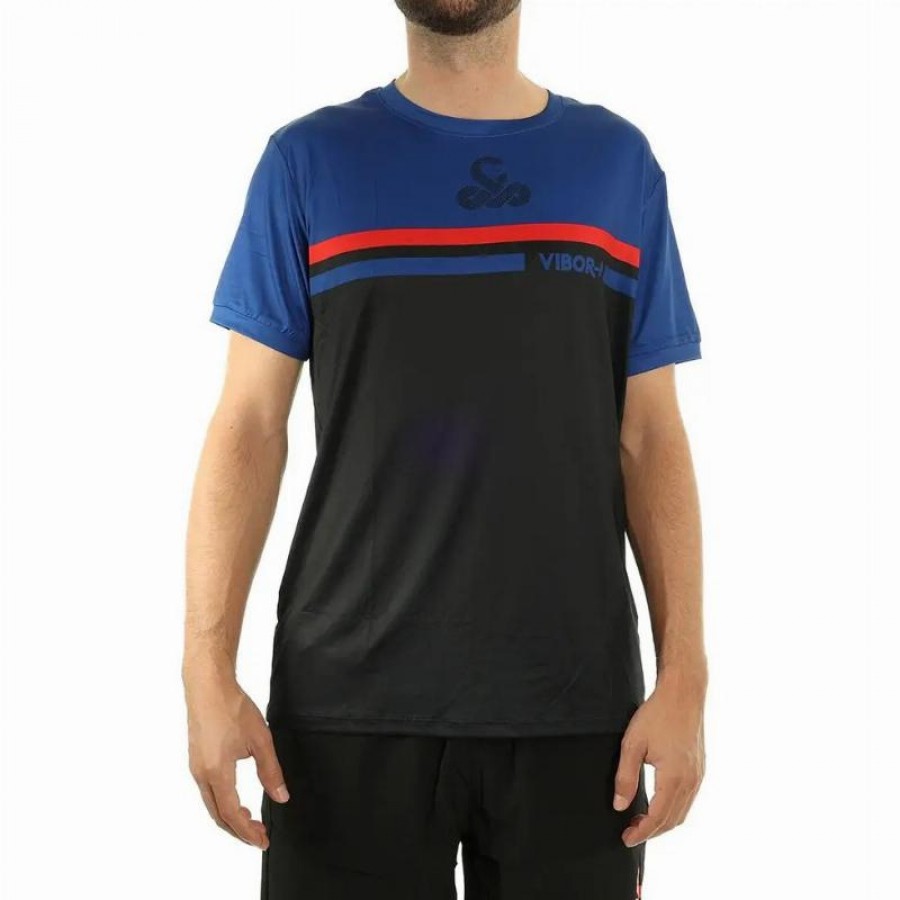 Camiseta Vibora Hydra Pro Azul Preto