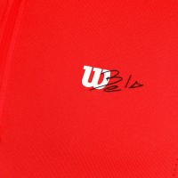 Wilson Bela Seamless Ziphnly 2.0 T-Shirt Vermelha