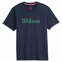 Wilson Easy Street T-Shirt Bleu Marine Vert  Offre - Pas cher