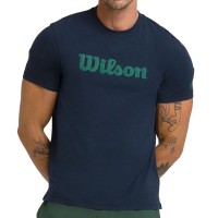 Wilson Easy Street T-Shirt Bleu Marine Vert  Offre - Pas cher