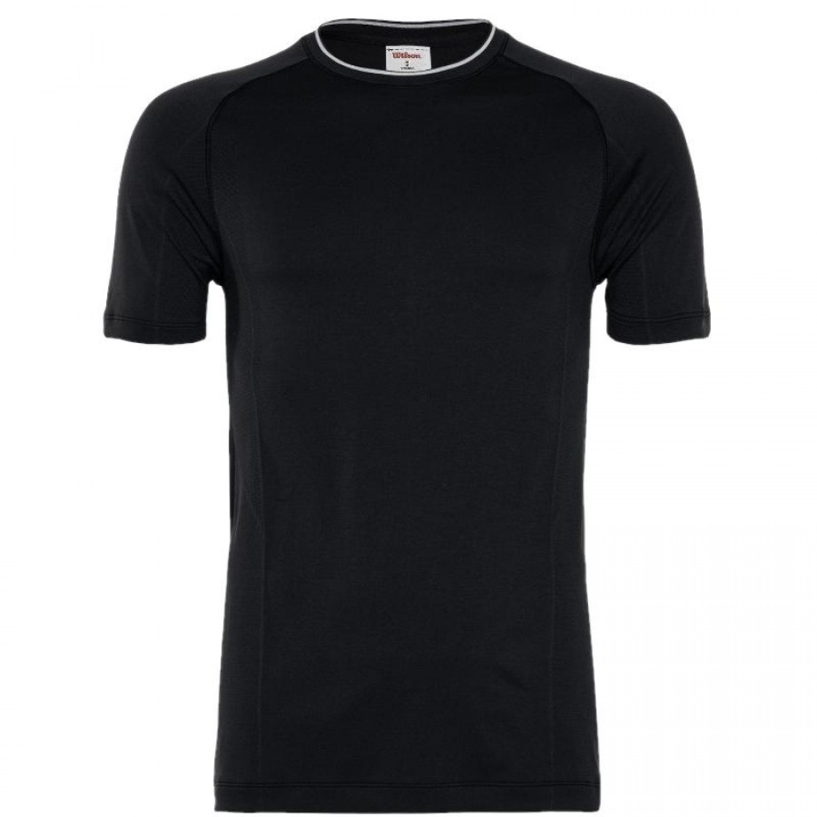 Camiseta Wilson Equipe Seamless Crew Negro  Oferta + Barato