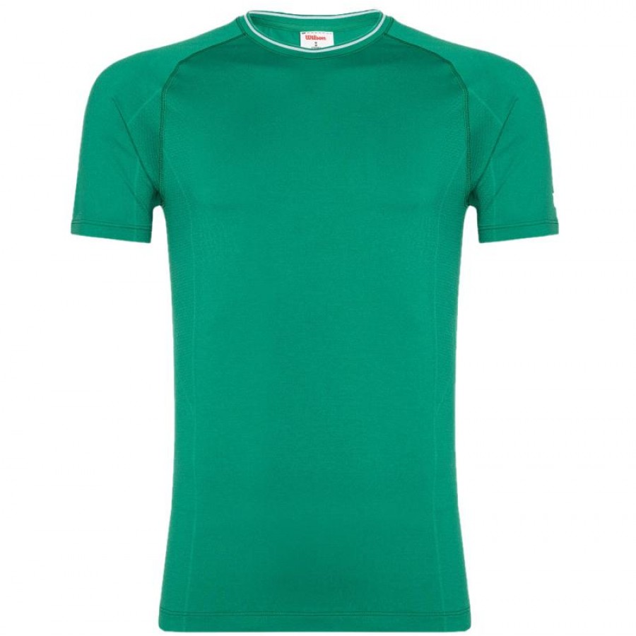 Camiseta Wilson Equipe Seamless Crew Verde  Oferta + Barato