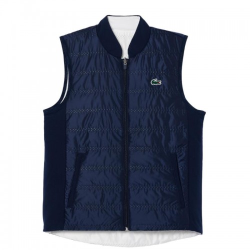Chaleco Lacoste Slim Fit Azul Marino Blanco Mujer Chaleco Lacoste Slim Fit Azul Marino Blanco Mujer