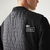Chaleco Lacoste Sport Acolchado Reversible Negro Azul  Oferta + Barato