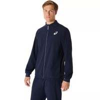 Blouson Asics Match Bleu Fonce  Offre - Pas cher