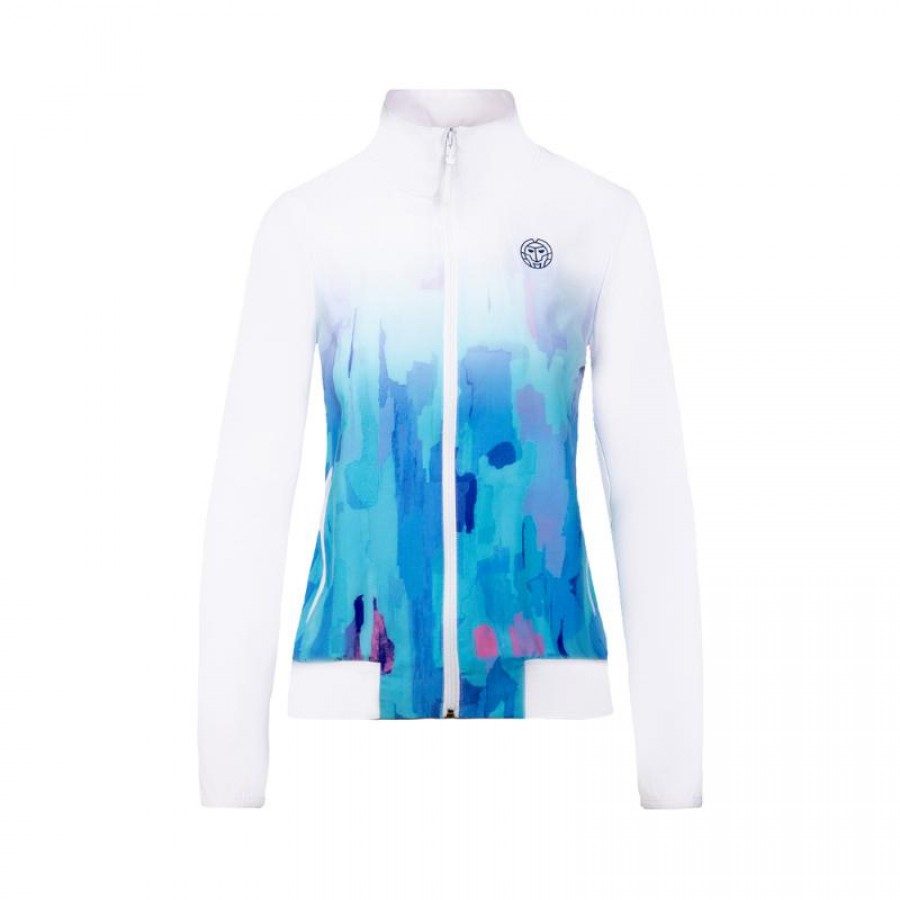 Chaqueta Bidi Badu Gene Tech Blanco Agua Mujer