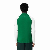 Chaqueta Lacoste Novak Djokovic Verde Blanco  Oferta + Barato
