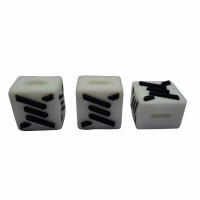 Fermeture à cordon constricteur blanc 3 unités