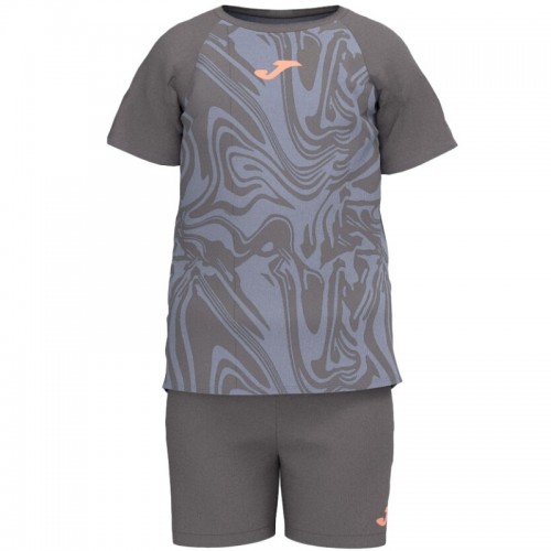 Conjunto Joma Camp Gris Azul Junior Conjunto Joma Camp Gris Azul Junior