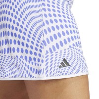 Falda Adidas Club Graph Blanco Azul  Oferta + Barato