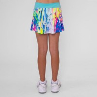 Falda Bidi Badu Melbourne Printed Wavy Aqua Mix Junior  Oferta + Barato