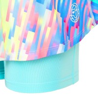Falda Bidi Badu Melbourne Printed Wavy Aqua Mix Junior  Oferta + Barato