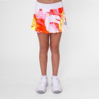 Falda Bidi Badu Wild Arts Impresso Wavy Blanco Mix Junior  Oferta + Barato