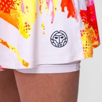 Falda Bidi Badu Wild Arts Impresso Wavy Blanco Mix Junior  Oferta + Barato