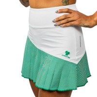 Falda Cartri Telma Blanco Verde  Oferta + Barato