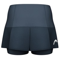 Falda Head Performance Azul Marino Plata  Offer + Cheap