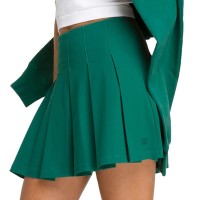 Falda Wilson Clássico Plissado Verde  Oferta + Barato